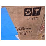 6ft Pre-Lit Snow Flocked Artificial Pine Christmas Tree w/ Multicolored Lights