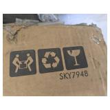 12ft Prelit Spruce Pencil Christmas Tree w/ Incandescent Lights