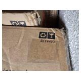 Outdoor Steel Market Patio Umbrella Decoration w/ Tilt, Crank Lift - 10ft (Yellow)