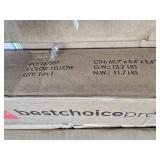 Outdoor Steel Market Patio Umbrella Decoration w/ Tilt, Crank Lift - 10ft (Yellow)