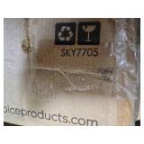 Outdoor Steel Market Patio Umbrella Decoration w/ Tilt, Crank Lift - 10ft (Baby Blue)