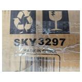 Solar LED Lighted Patio Umbrella w/ Tilt Adjustment, UV-Resistant - 10ft (Tan)