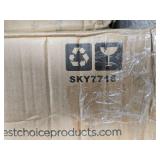 Solar LED Lighted Patio Umbrella w/ Tilt Adjustment, UV-Resistant - 10ft (Sand)