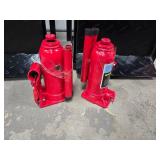 Garvee 5 Ton Hydraulic Car Ramps Heavy Duty Vehicle Lift With Reflective Strips For Night Use Adjustable Height 9.8"-15" Portable Auto Service Ramps Black