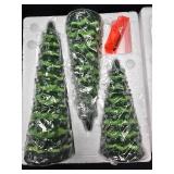 3 Candle Christmas Trees