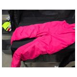 Girls Snow pants size XL 1 pink 1 black