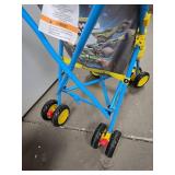 Umbrella Stroller with Moster trucks on it