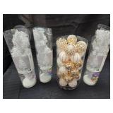 3 White Small Christmas Trees - Ornaments