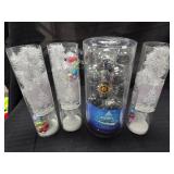 3 White Small Christmas Trees - Ornaments