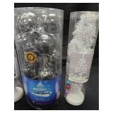 3 White Small Christmas Trees - Ornaments