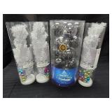 3 White Small Christmas Trees - Ornaments