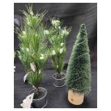 7 Small Christmas Trees for a Village or home Decor