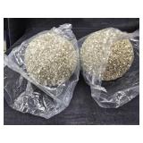 Hula Hoop Snowman and Glitter Balls