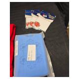 Christmas items boxes stocking holders etc