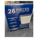 26 piece Rubbermaid Bowls with lids