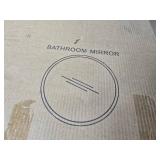 Garvee 2024 New 36 Inch Round Mirror, HD Eco-Friendly Bathroom Mirror, Metal Framed Circle Mirror, Modern Wall Mirror for Bathroom, Living Room, Vanity, Easy to Install, Matte Black