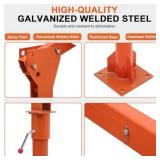 Garvee 1100 lb Electric Pickup Truck Crane with Electric Winch 3500 lb 12V, Folding Truck-Mounted Crane, Painted Steel Pickup Truck Jib Cranes Hoist 360° Swivel for Lifting Goods in Construction Fact