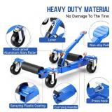 (2) Garvee Mechanical Wheel Dolly Reinforced Steel 1500 lbs Capacity 12" Wheel Clearance Rust-Resistant Powder Coating (MISSING THE 4" CASTERS)