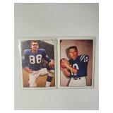 13- 1981 TCMA LTD Football Cards- Includes Joe Namath, Johnny Unitas, Jimmy Brown, Pat Summerall, and Archie Manning