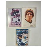 13- 1981 TCMA LTD Football Cards- Includes Joe Namath, Johnny Unitas, Jimmy Brown, Pat Summerall, and Archie Manning