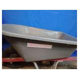 True Temper poly wheelbarrow.