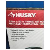 Husky 3/8 in. x 50 ft. Hybrid Retractable Hose Reel.