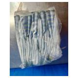 12 Pack of Cowhide leather palm work gloves with a safety cuff.