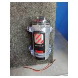 PowerBass PS-10 car subwoofers in a custom enclosure. with a  Scosche PSC.5 500K Micro Farad Digital Power Capacitor for car audio systems.