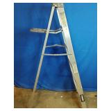 Husky 6-foot aluminum step ladder.