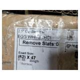 Brand New 2.5" Wood Blinds 62" Wide x 47" High