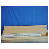 Brand New  2.5" Wood Blinds 43.75" Wide x 31" High  Egg Shell White