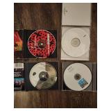 4 Rolling Stones music albums and concert films on CD or DVD format: