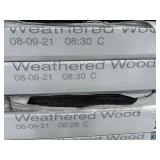 TAMKO Pallet of 42 Bundles of- Hip and Ridge Weathered Wood Hip and Ridge Cap Roofing Shingles (33.3 lin. ft. per bundle) Retail Value of $2,519