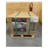 HOME DECORATORS COLLECTION Pallet of 4- 31 in. W x 22 in. D Quartz Vanity Tops in Cerous Gray with White Ceramic Rectangular Single Sinks