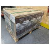 HOME DECORATORS COLLECTION Pallet of 4- 31 in. W x 22 in. D Quartz Vanity Tops in Cerous Gray with White Ceramic Rectangular Single Sinks