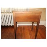 Singer Sewing Machine with Mid-Century Wooden Cabinet Table