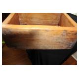 Tall Wooden Wall Shelf with Small Storage Box