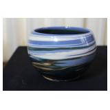 Ceramic Bowls and Candle Holders Collection with Candles and Sea Shells