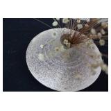 Ceramic Bowls and Candle Holders Collection with Candles and Sea Shells