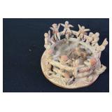 Collection of Southwestern Baskets, Pottery, and Textile Decor Items