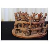 Collection of Southwestern Baskets, Pottery, and Textile Decor Items