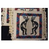 Collection of Southwestern Baskets, Pottery, and Textile Decor Items