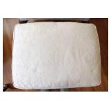 Pair of Upholstered Wingback Chairs with Matching Ottomans