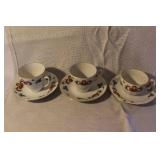 Assorted Porcelain Dinnerware Collection from Porsgrund Norway and Stangl Pottery