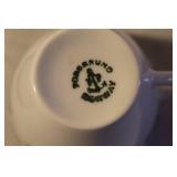 Assorted Porcelain Dinnerware Collection from Porsgrund Norway and Stangl Pottery