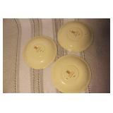 Assorted Porcelain Dinnerware Collection from Porsgrund Norway and Stangl Pottery