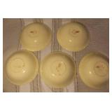 Assorted Porcelain Dinnerware Collection from Porsgrund Norway and Stangl Pottery