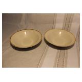 Assorted Porcelain Dinnerware Collection from Porsgrund Norway and Stangl Pottery