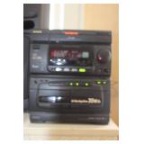 Aiwa NSX-3550 Stereo System with Speakers and Collection of CDs