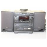 Aiwa NSX-3550 Stereo System with Speakers and Collection of CDs